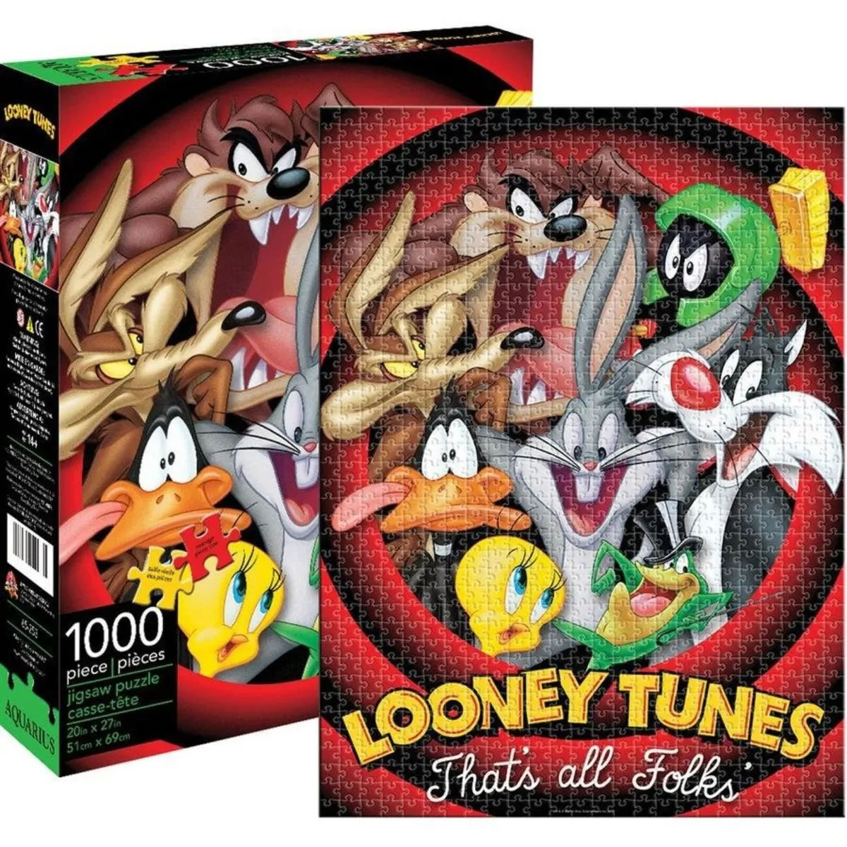 AQUARIUS - Rompecabezas Looney Tunes 1000 Piezas - Aquarius