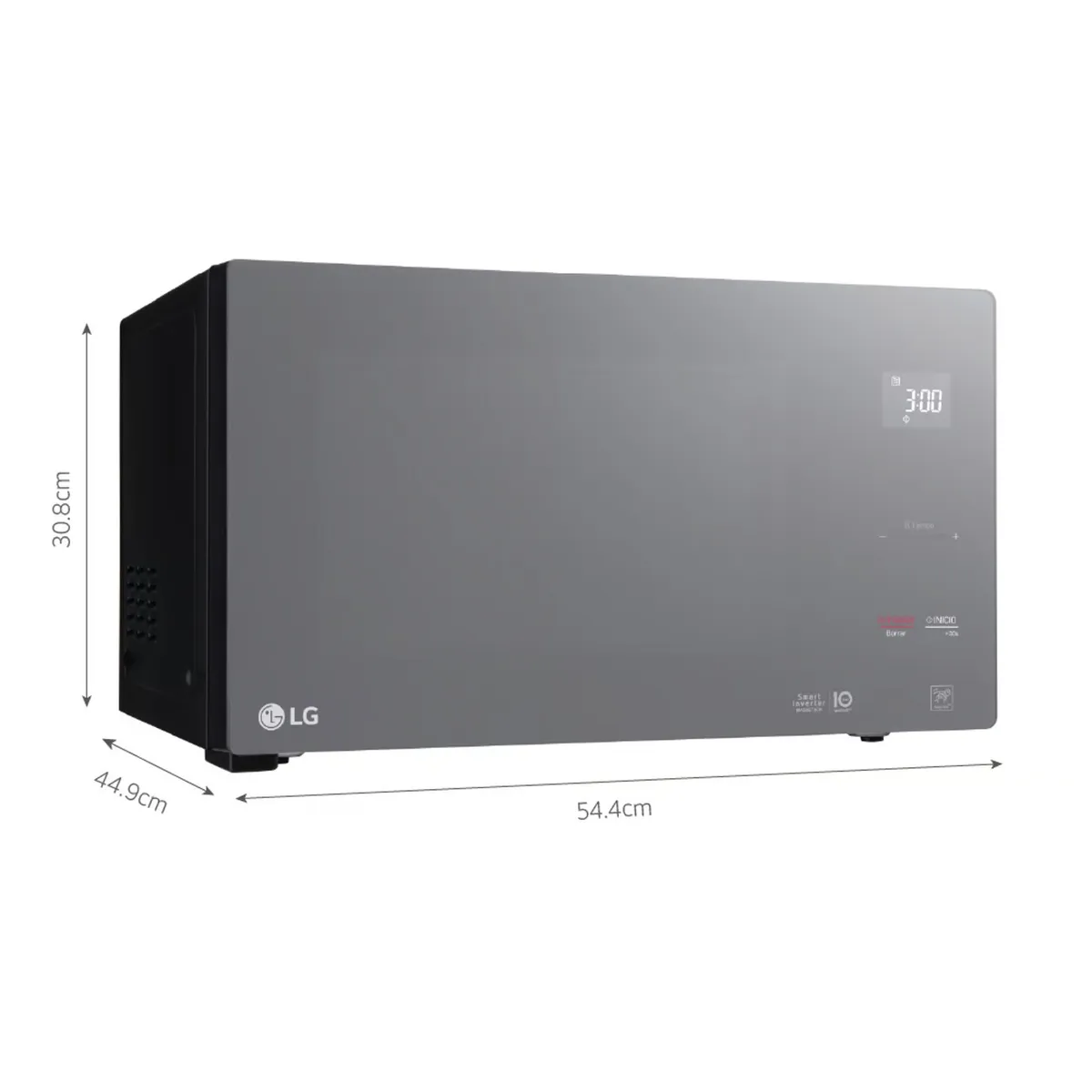 LG - Horno Microondas 42L LG  Con Dorador  MH8296DIR
