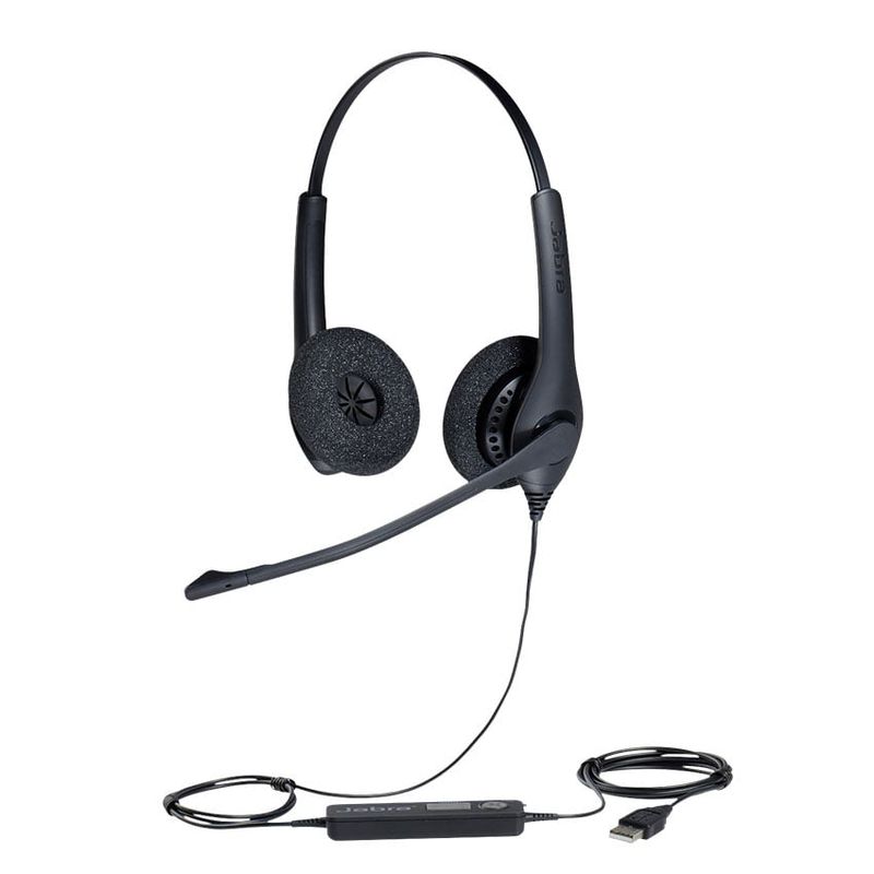 JABRA - Audifono Jabra Biz 1500 Duo Usb Black 1559-0159 Color Negro