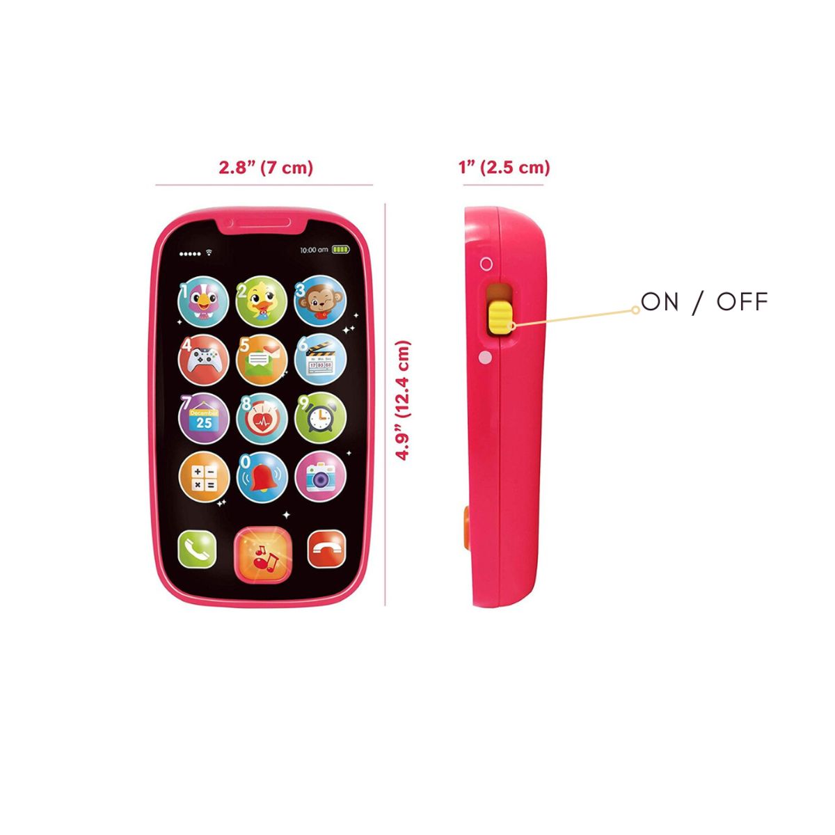 GENERICO - Control Remoto de Aprendizaje Hola Rosado