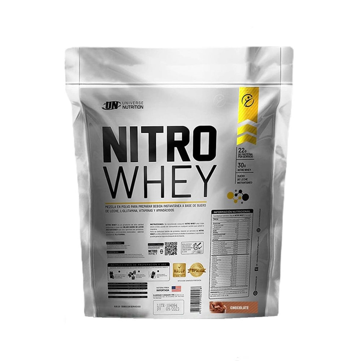 UNIVERSE NUTRITION - Proteina Suero De Leche Nitro Whey UN 5 Kg Chocolate