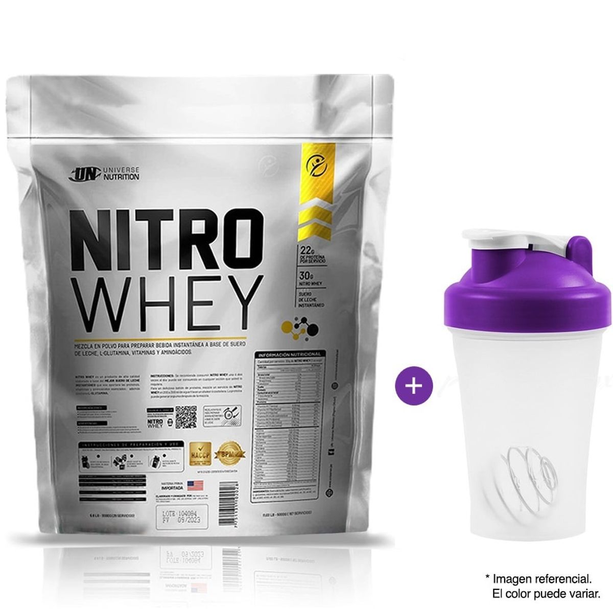 Universe Nutrition - Proteína Universe Nutrition Nitro Whey 5 Kg Cookies & Cream