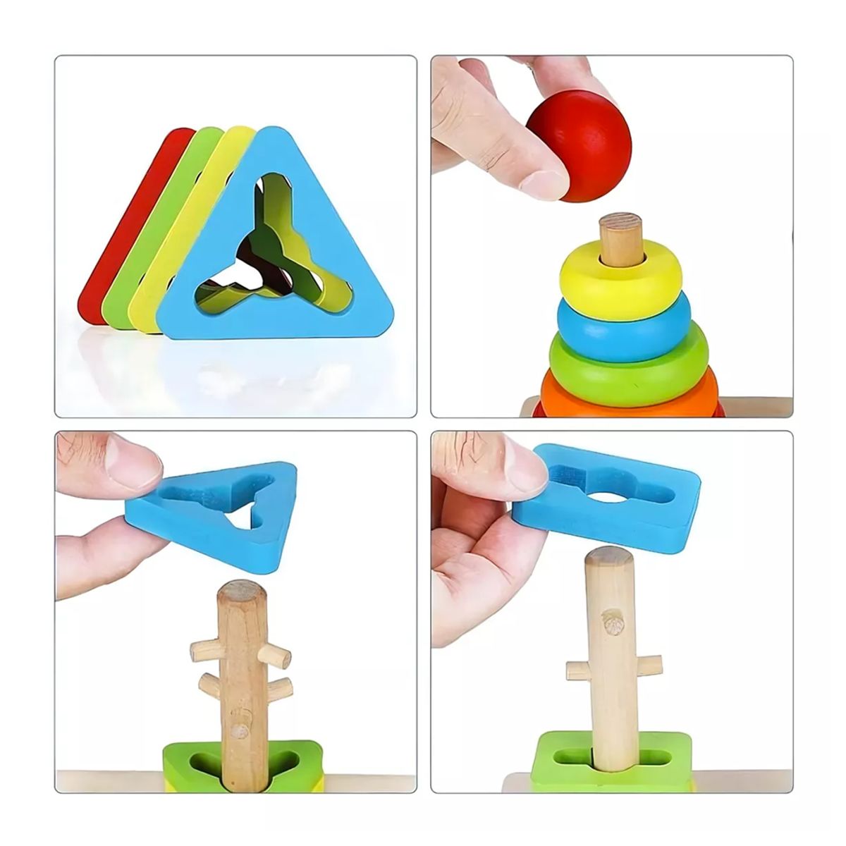 GENERICO - Torre Montessori con Obstaculos Motricidad Fina