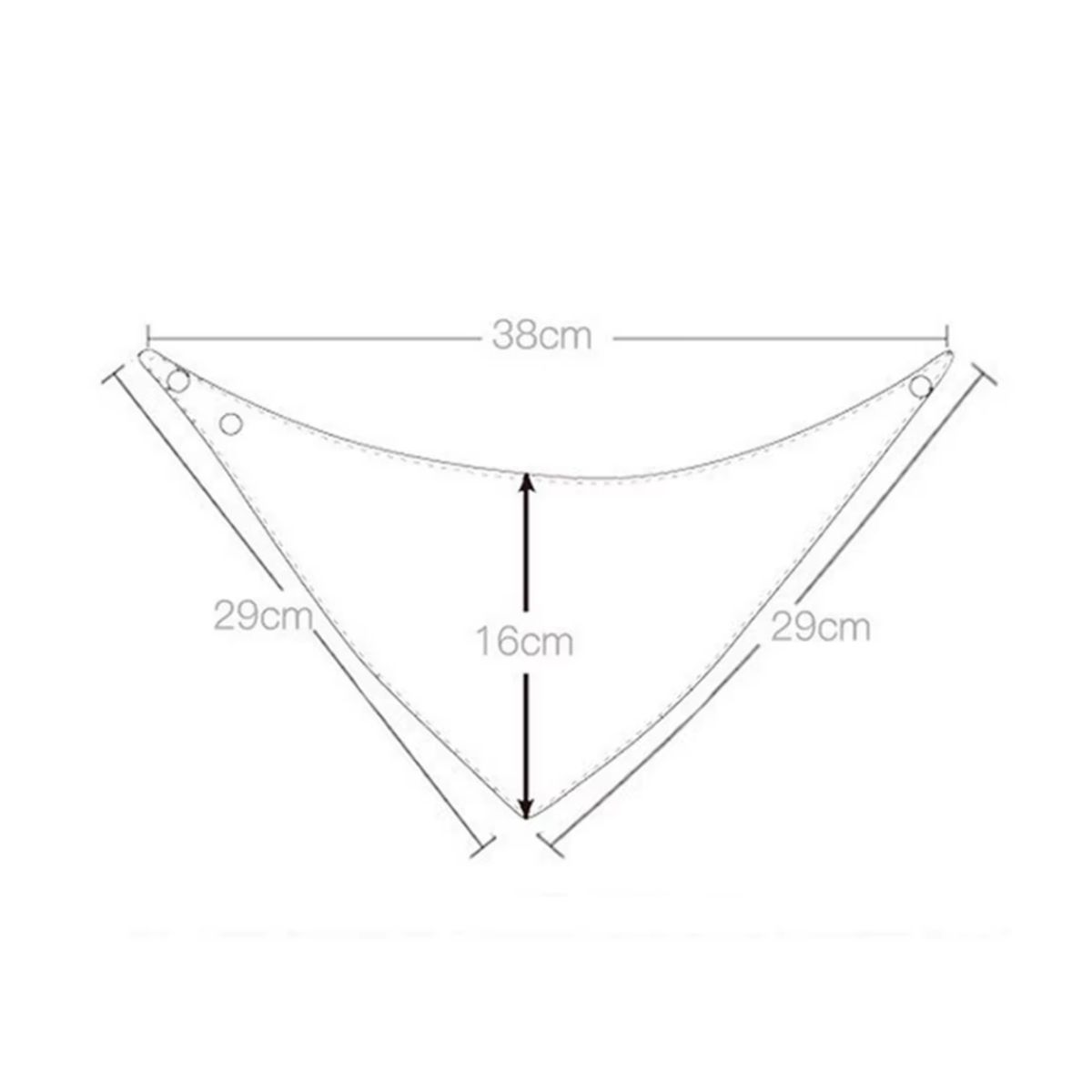 GENERICO - Babero Bandana Absorbente Tripack mod1