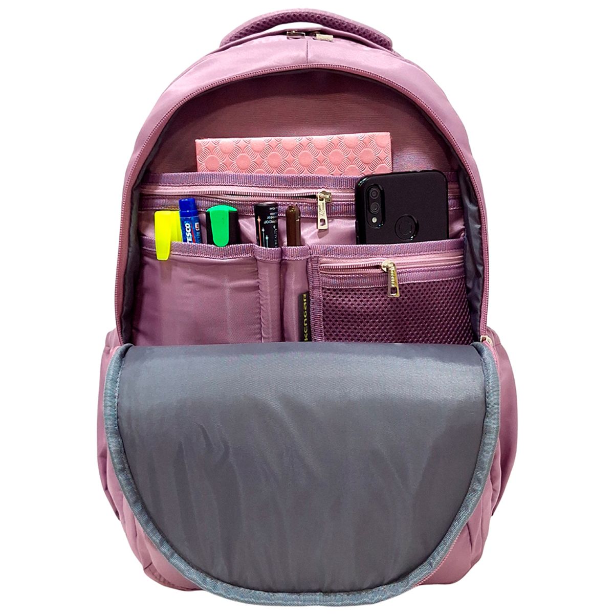 KENGAR - Mochila Kawai Extraoficio con Portalaptop Kengar - Aceituna