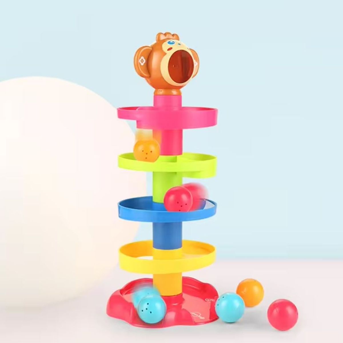 GENERICO - PELOTA RODANTE EN ESPIRAL JUEGO DE ESTIMULACION