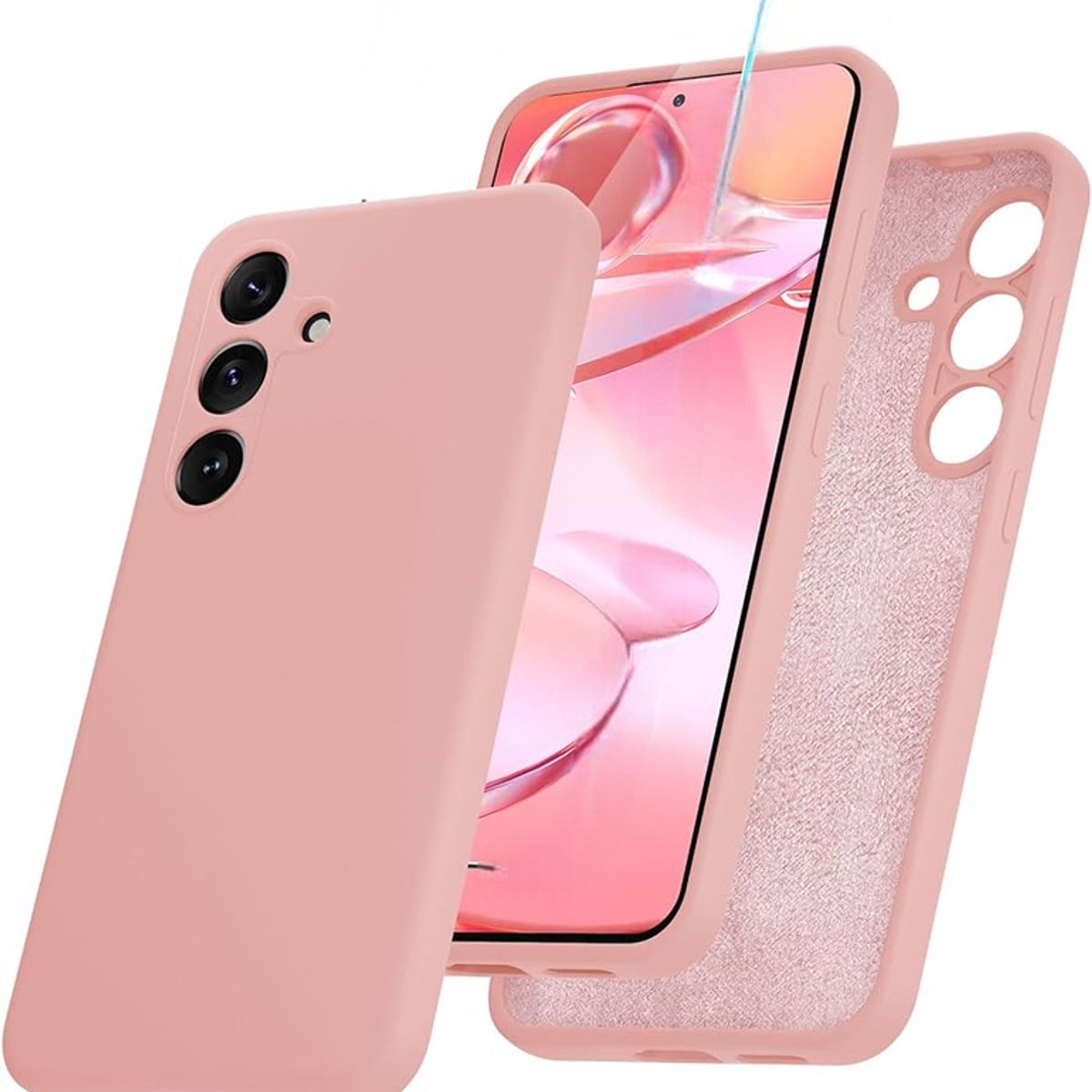 CASE - Case Silicona Para Samsung Galaxy A55 - Rosa