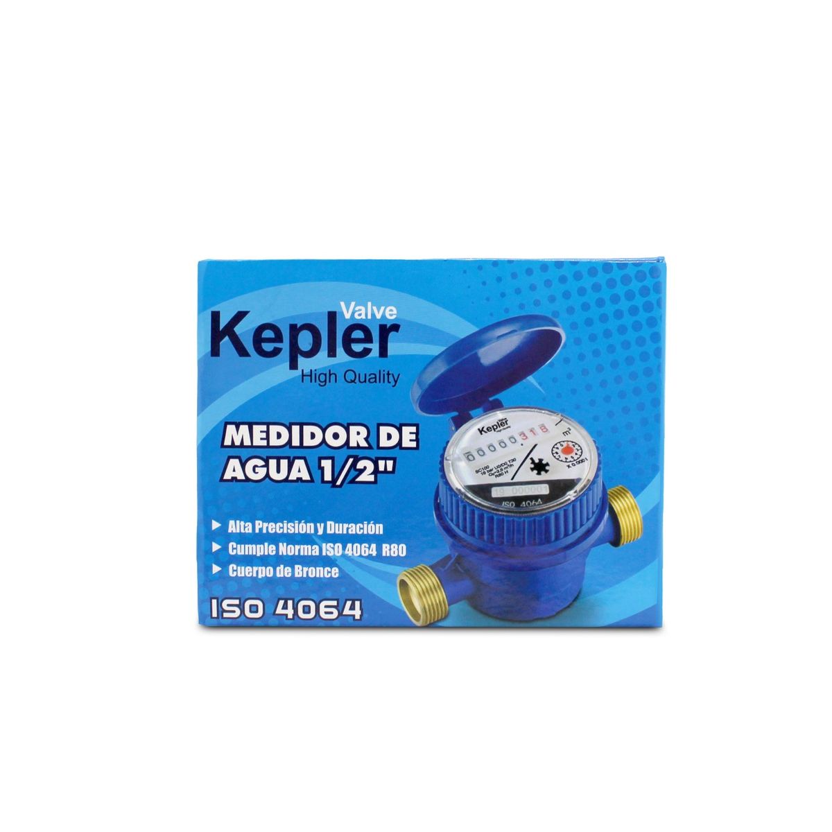 GENERICO - Medidor de Agua De Media chorro simple 813D3R80 KEPLER