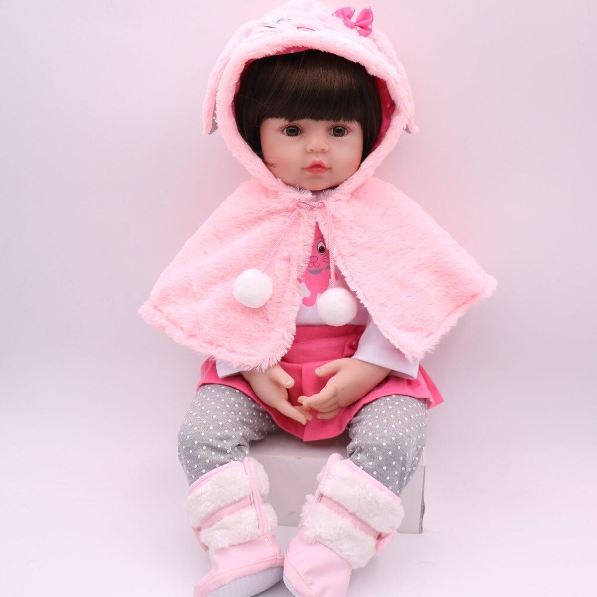 TIOZONEY - Muñeca bebe reborn vinilo de silicona juguetes