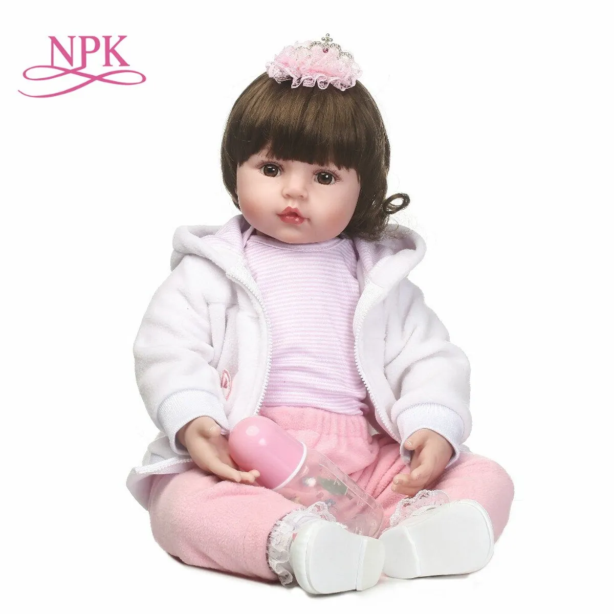 TIOZONEY - Muñeca bebe reborn vinilo de silicona juguetes