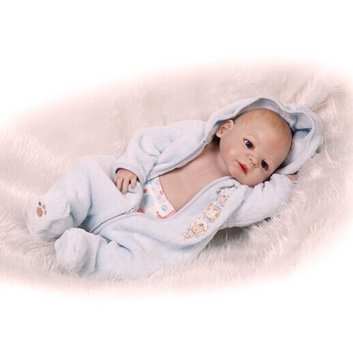 TIOZONEY - Muñeca bebe reborn vinilo de silicona juguetes