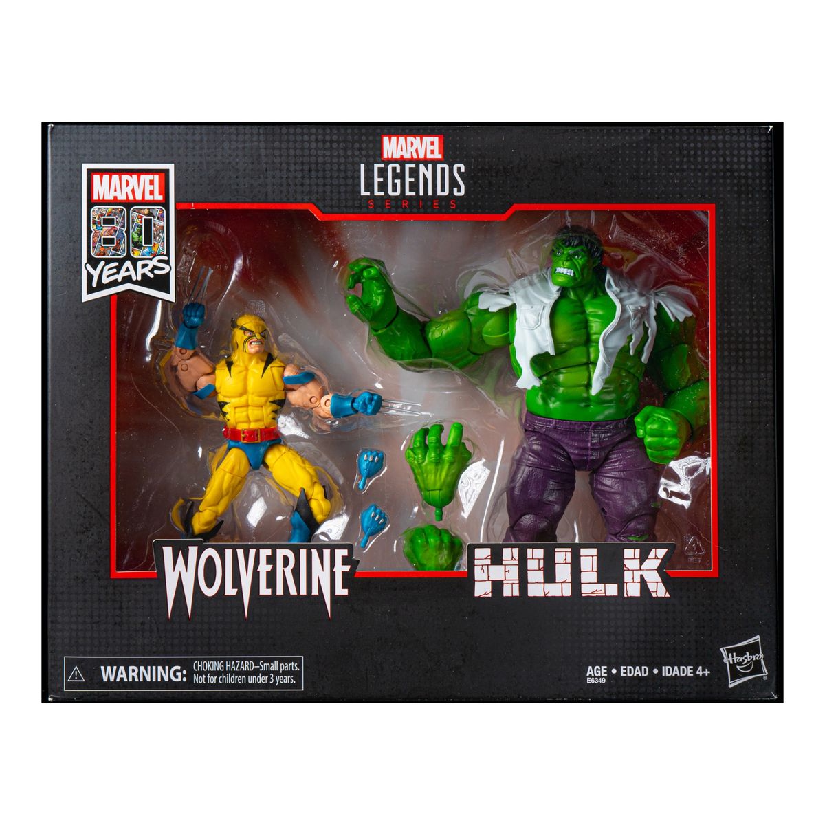 MARVEL - 80th Anniversary Marvel Legends Hulk Vs Wolverine Two-Pack