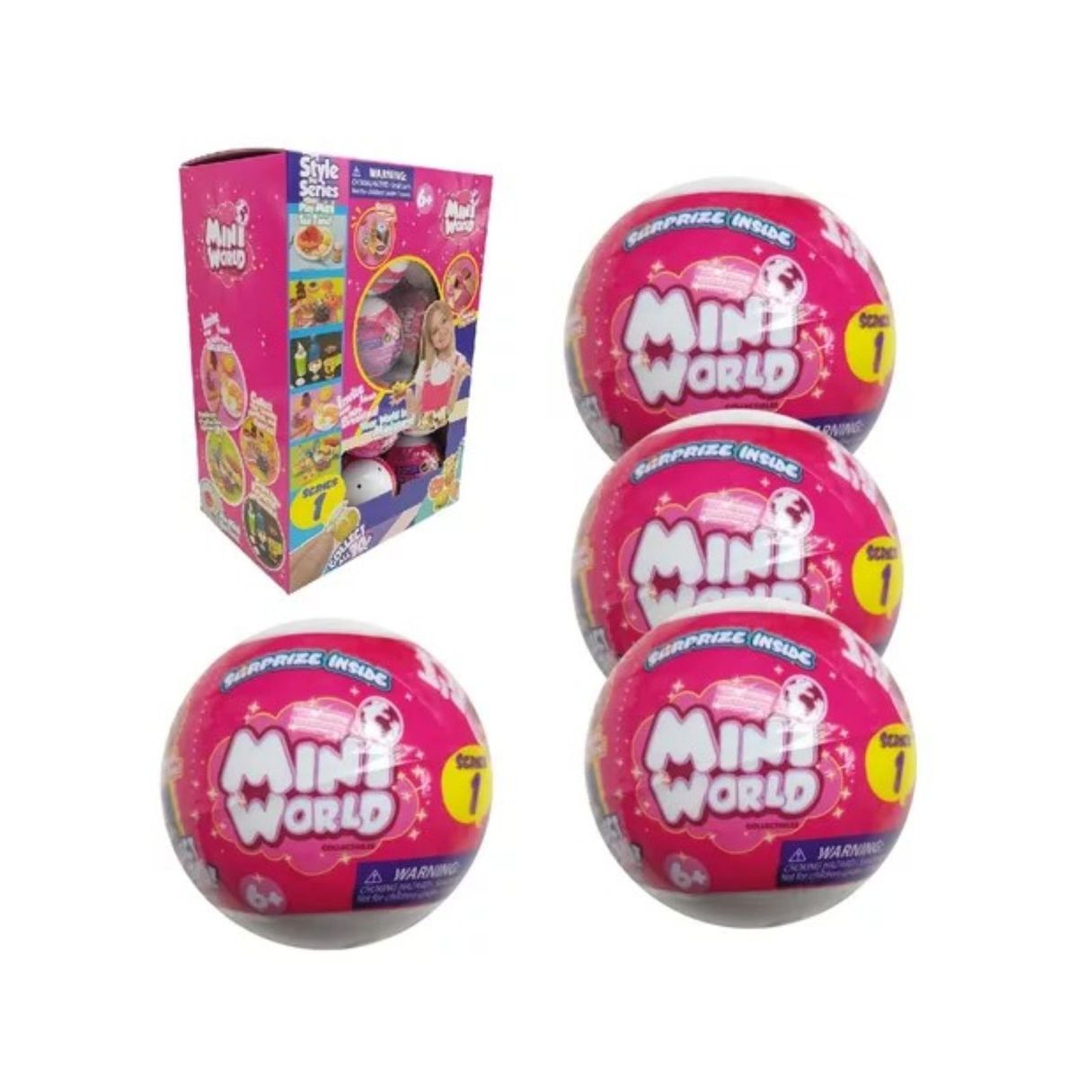 BOING TOYS - MINI WORLD COLECCIONABLES S1 SURT 24 UNIDADES