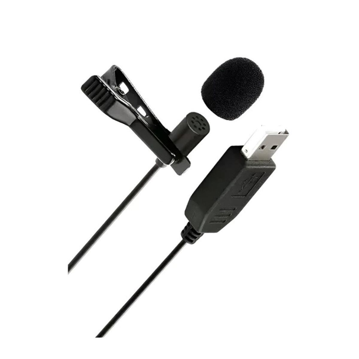 SEISA - Micrófono Lavalier Solapa Pechero conexión USB