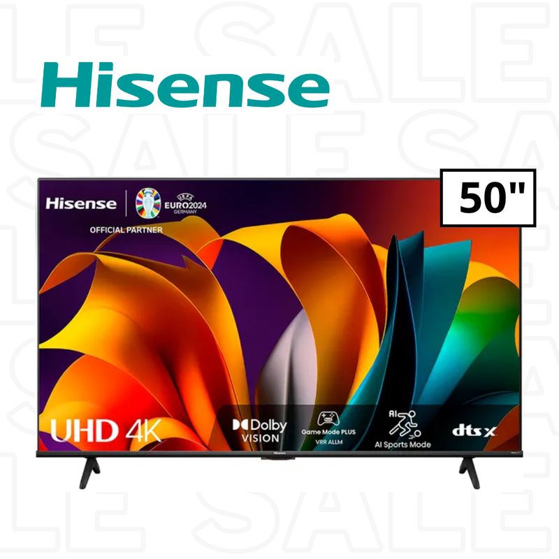 HISENSE - TELEVISOR HISENSE 50 SMART TV VIDAA 4K UHD LED - 50A6N