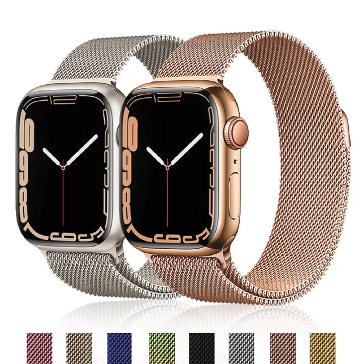 GENERICO - CORREA IMANTADA PARA APPLEWATCH 42-44-45-49MM PERLA