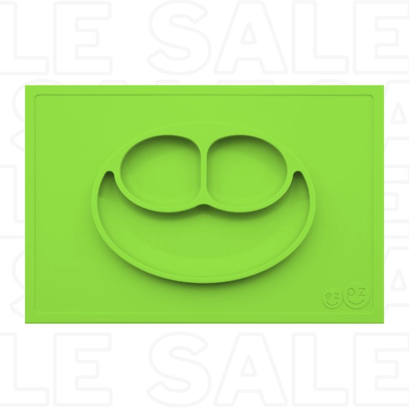 KIDS - PLATO INDIVIDUAL SILICONA ANTIDESLIZANTE PARA BEBES - VERDE