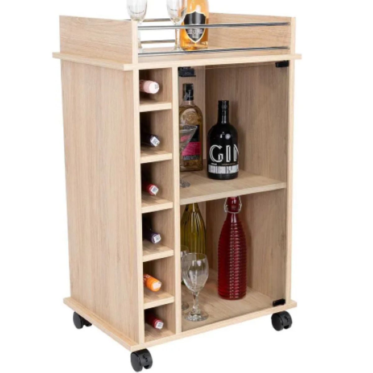 NACION MUEBLES - mueble para bar Kaia Beige