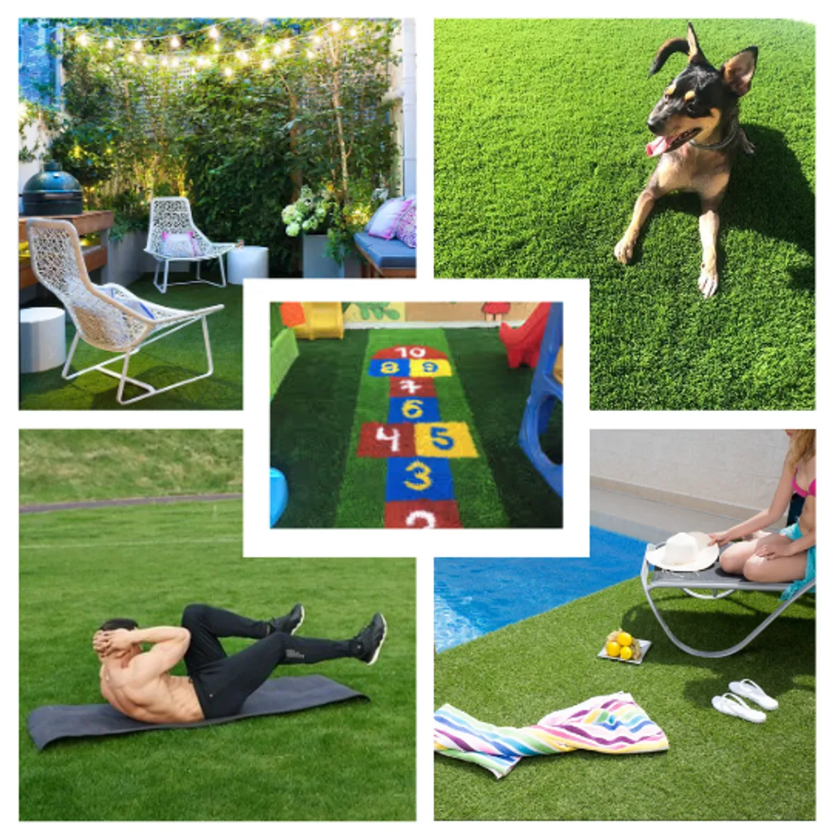 REALTURF - GRASS SINTÉTICO EUROPEO REALTURF - TERRACE  25 MM (2M X 1M)