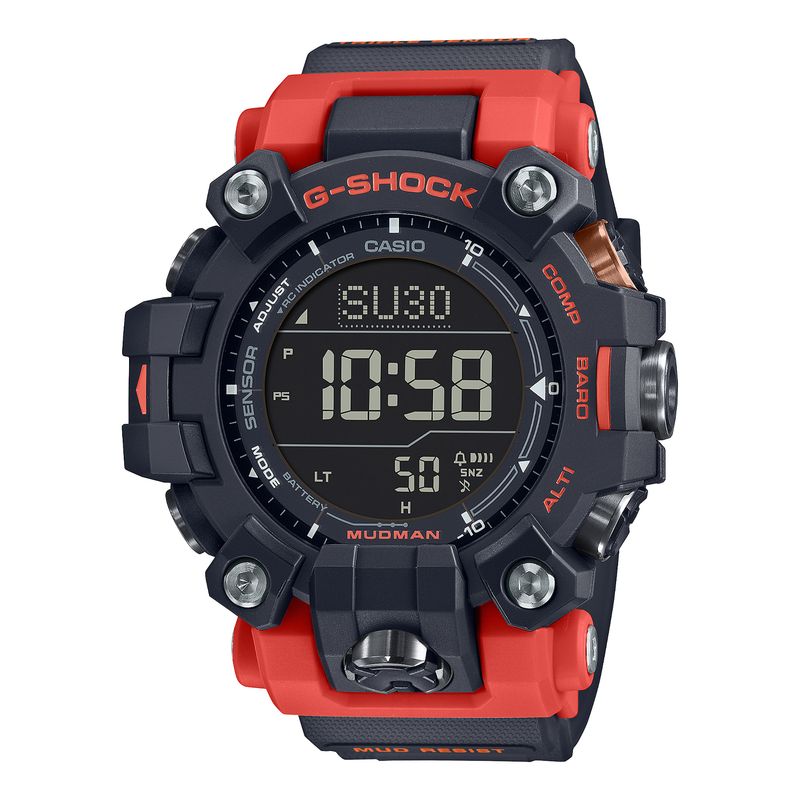 G-SHOCK - Reloj G shock Mud Master rojo GW-9500-1A4CR