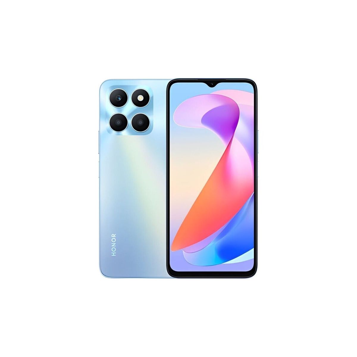 HONOR - Celular HONOR X6A Dual SIM ROM 128GB RAM 4GB Camara 50MP WDY-LX3 Plata Estelar.