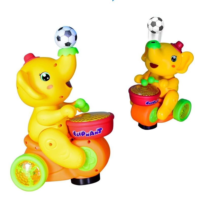 GENERICO - JUGUETE ELEFANTE MUSICAL Y LUCES