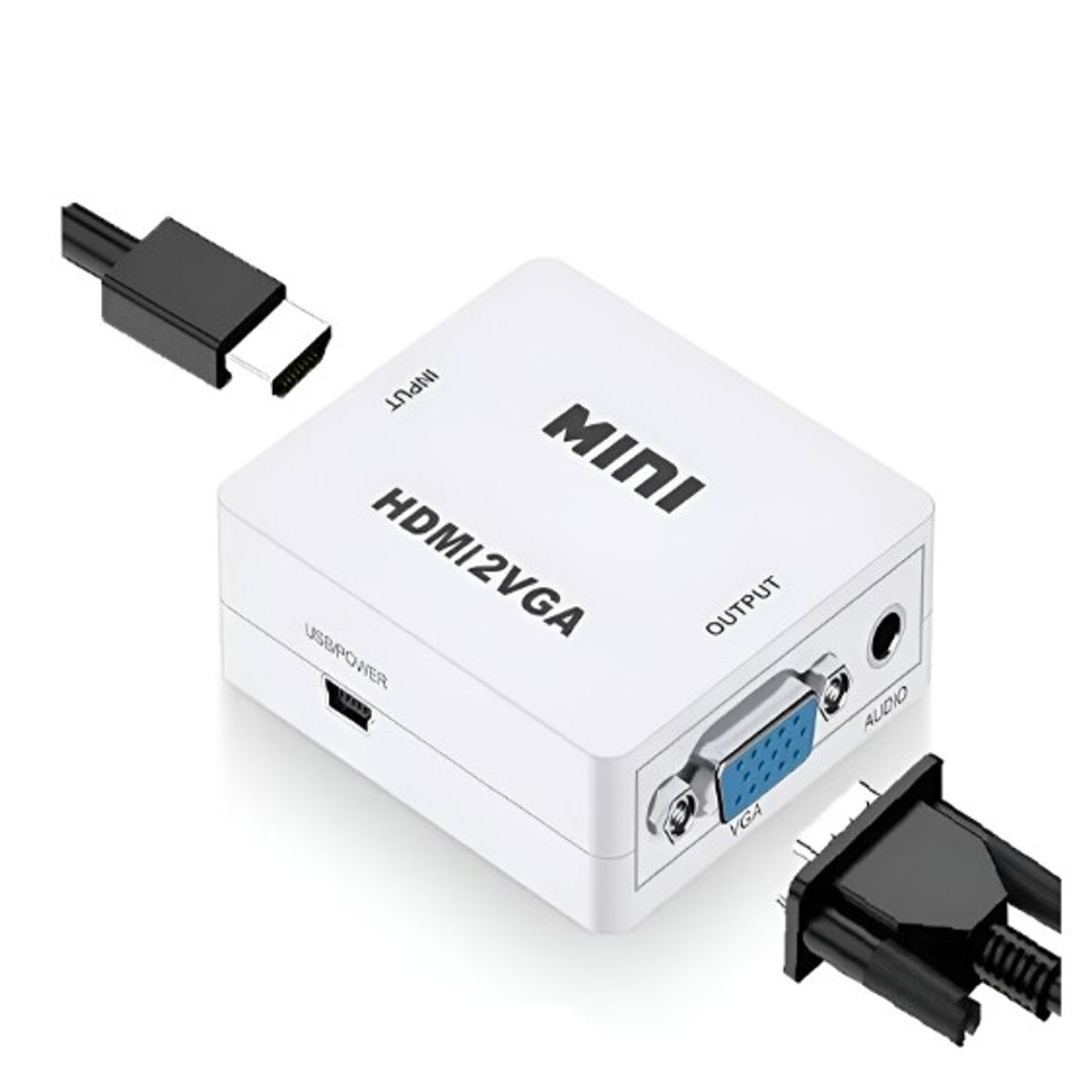 SEISA - convertidor HDMI A VGA adaptador de vídeo SEISA