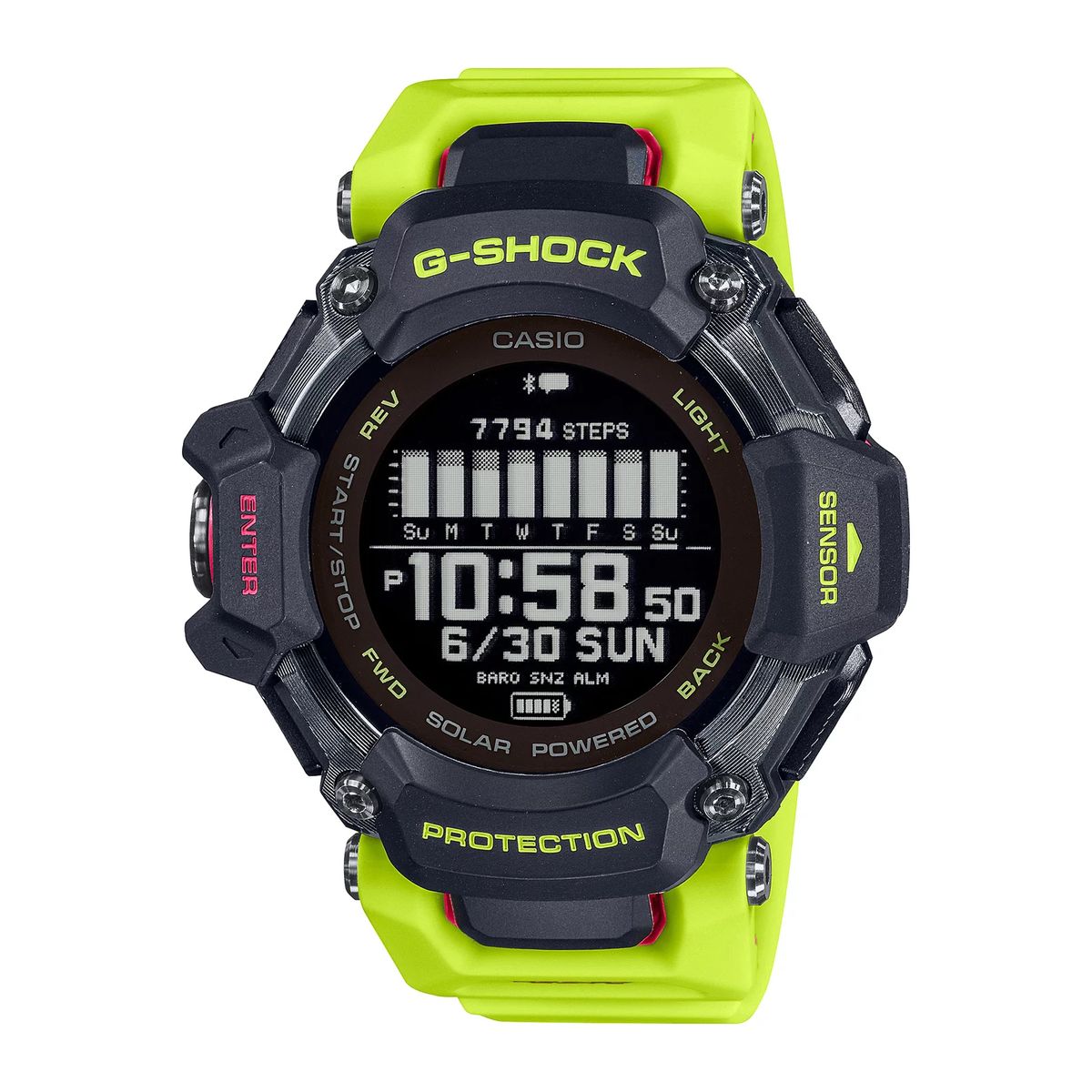 G-SHOCK - Reloj G shock G-Squad verde GBD-H2000-1A9