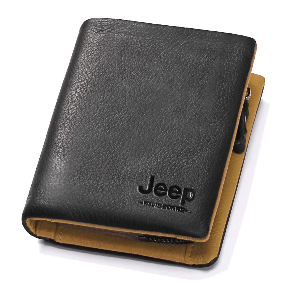 GENERICO - Billetera J-Kavis de Cuero Vacuno BP823M Diseño Moderno