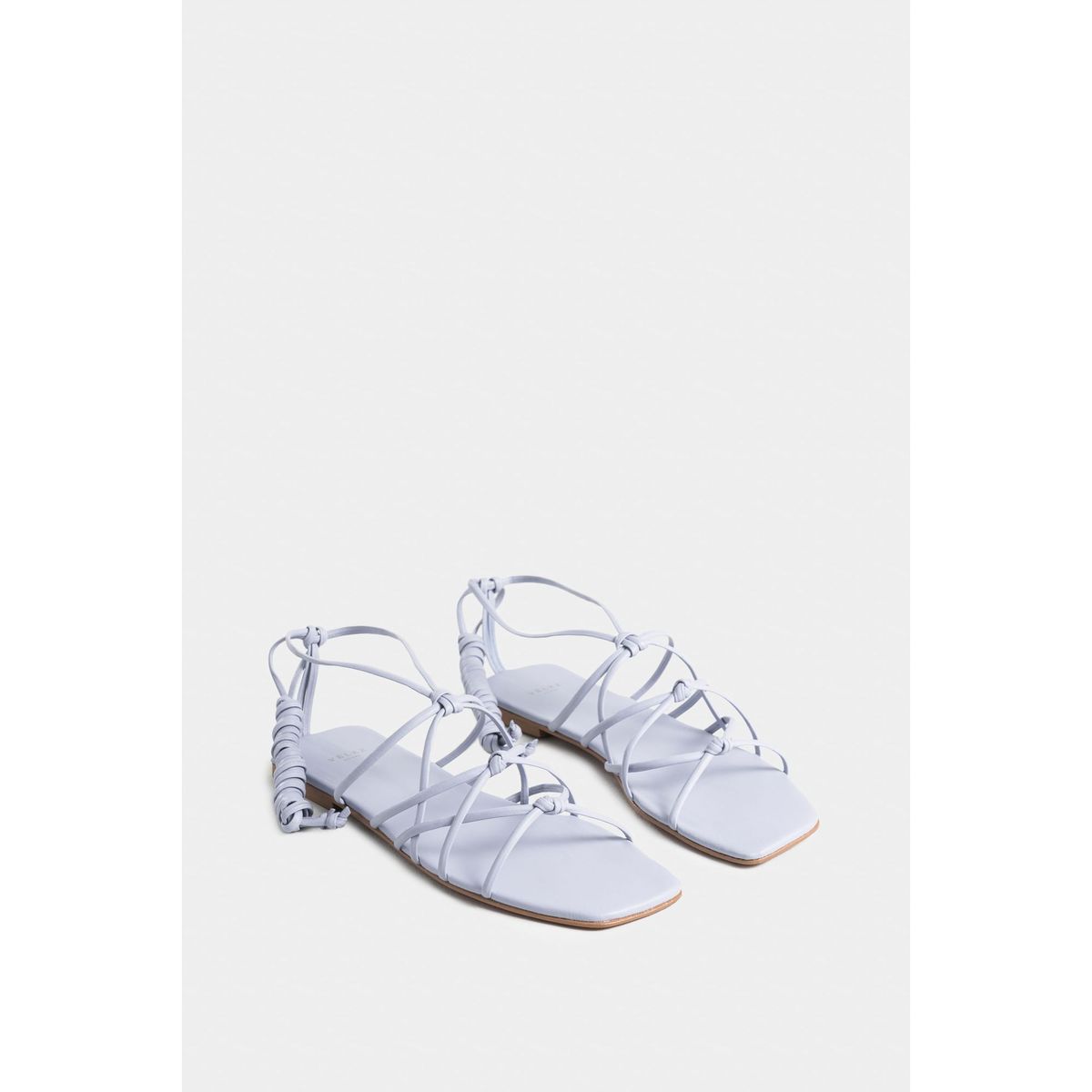 VELEZ - Vélez Sandalia Plana Mentha Cuero Para Mujer Capellada Lila