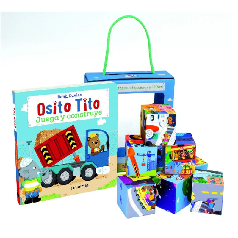 GENERICO - Libro Infantil Osito Tito Juega y Construye Libro y Rompecbezas