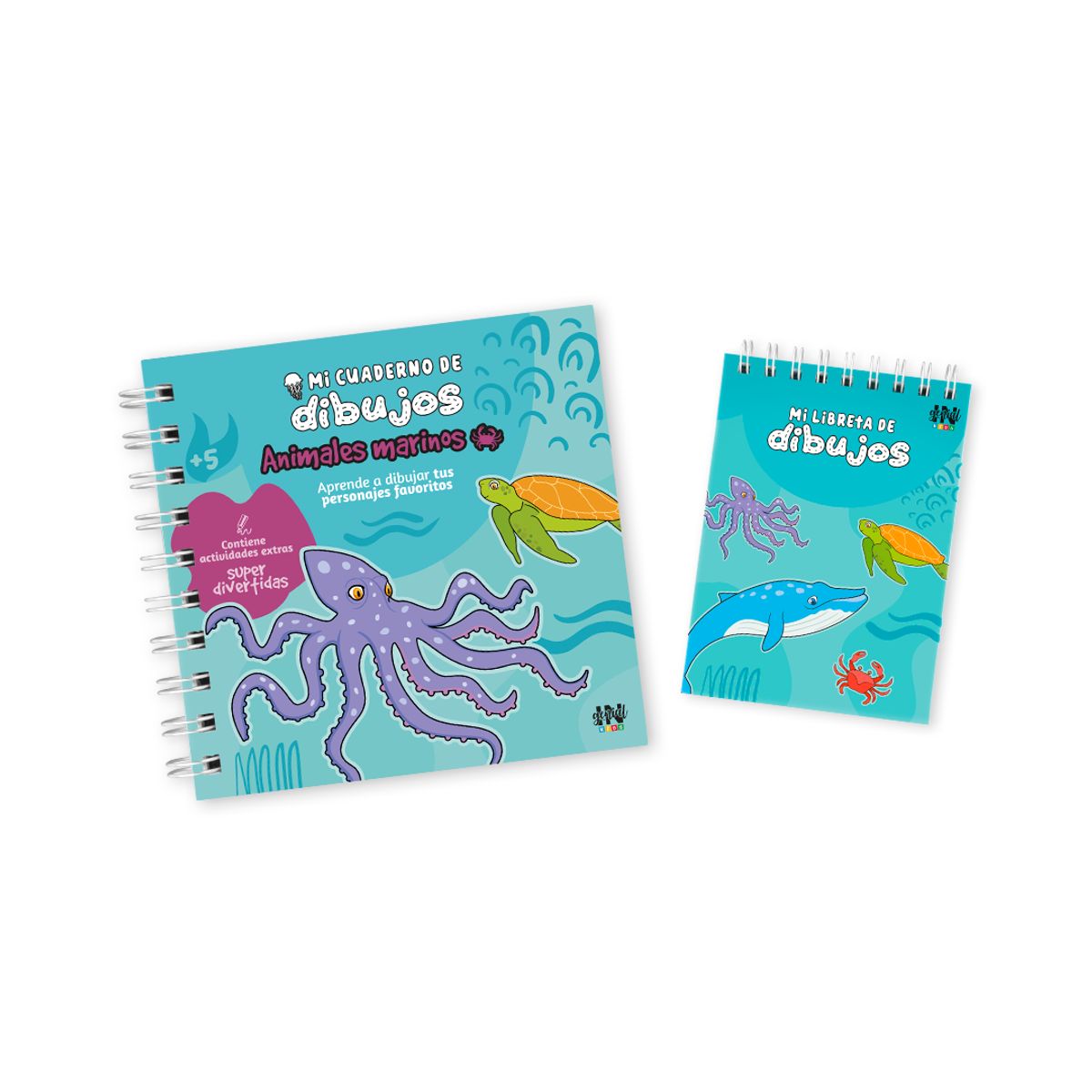 INGENIAL - Pack de dibujo Ingenial Kids Animales Marinos