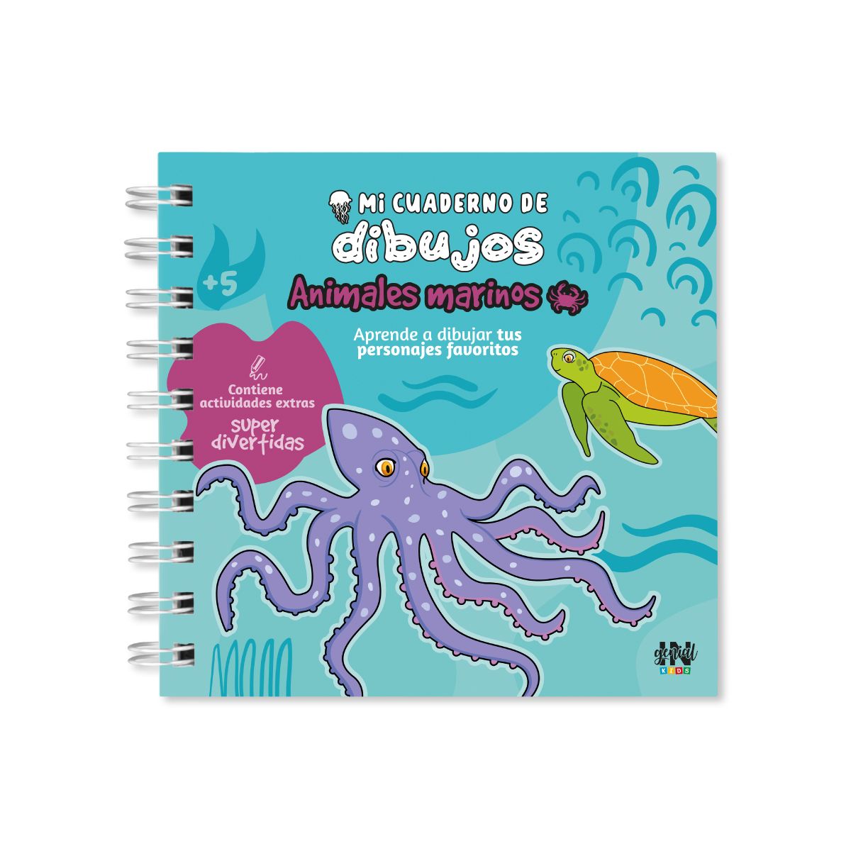 INGENIAL - Pack de dibujo Ingenial Kids Animales Marinos