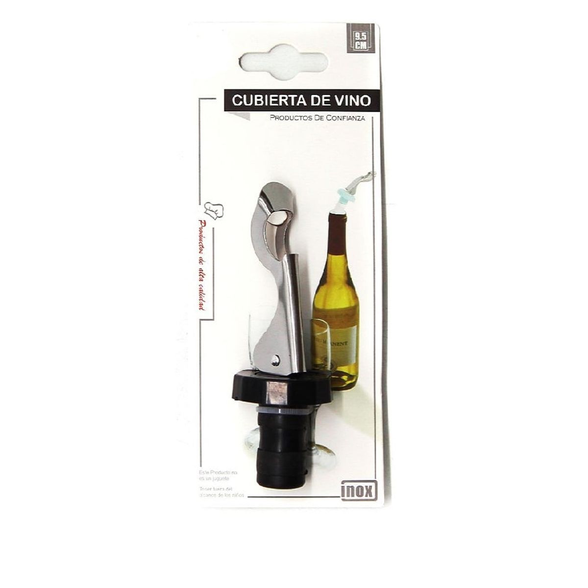 OTTOWARE - Set de 3 Tapas para Botella de Vino