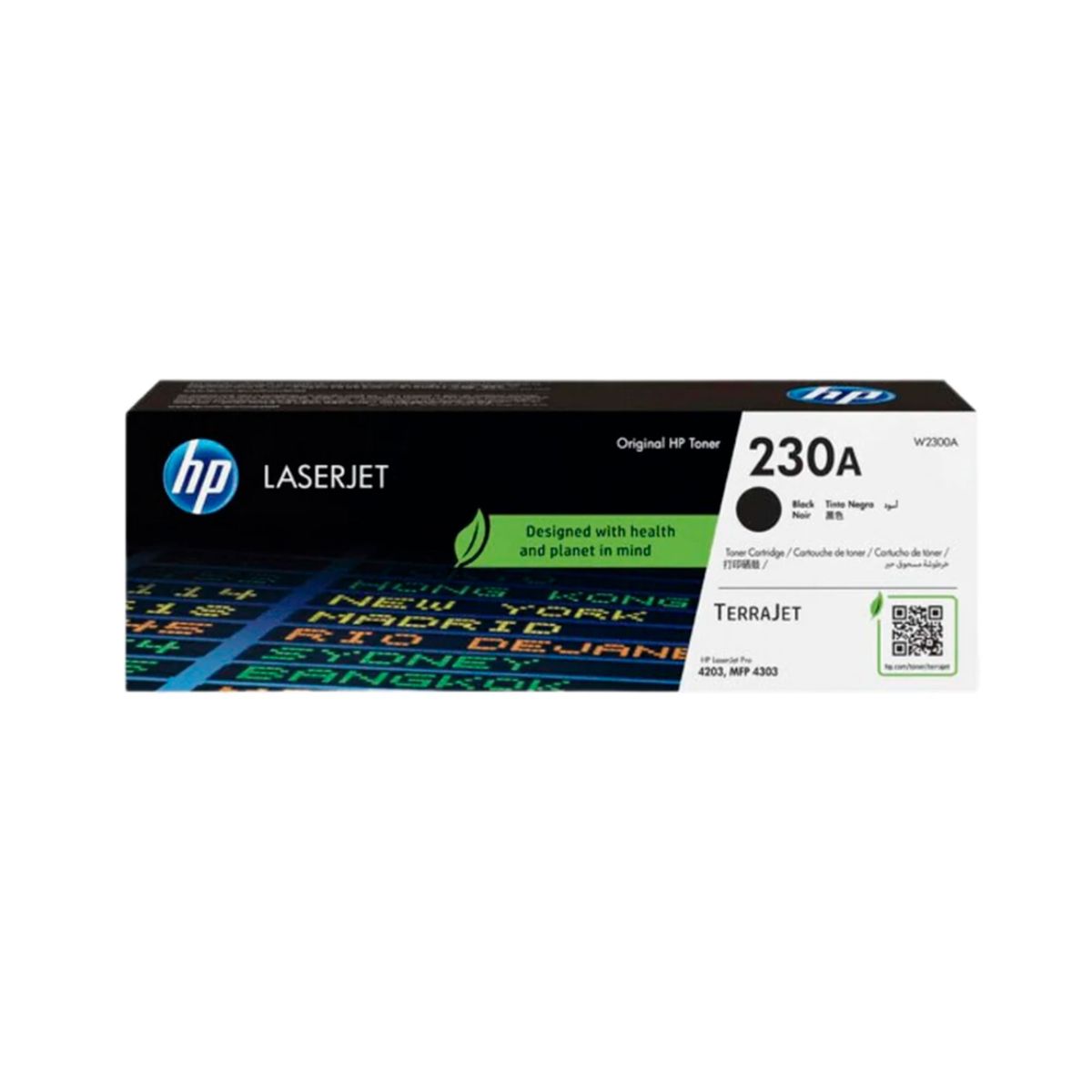 HP - TONER HP 230A NEGRO, 2000 PAG, LJ PRO 4203/MFP 4303 P/N: W2300A