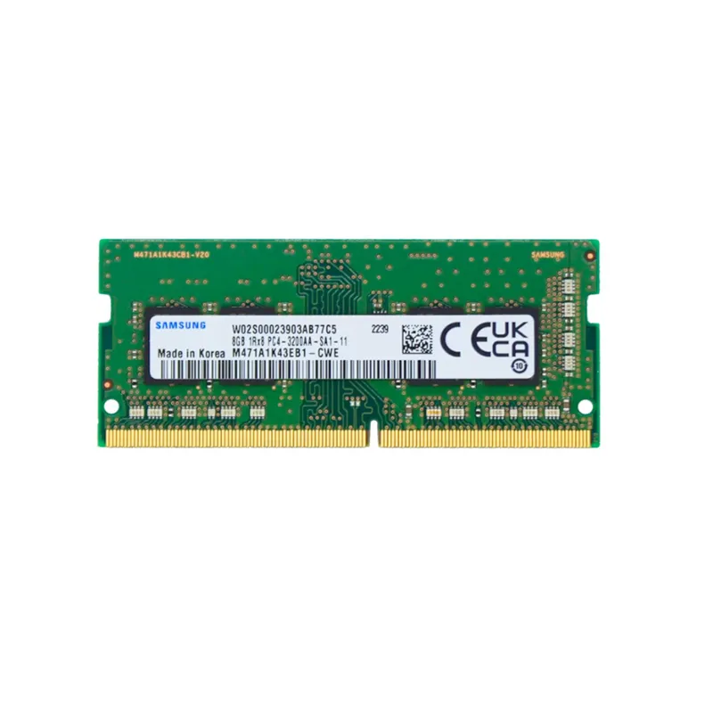 SAMSUNG - MEMORIA RAM SAMSUNG 8GB DDR4 SODIMM 3200MHZ P/N: M471A1K43EB1-CWE