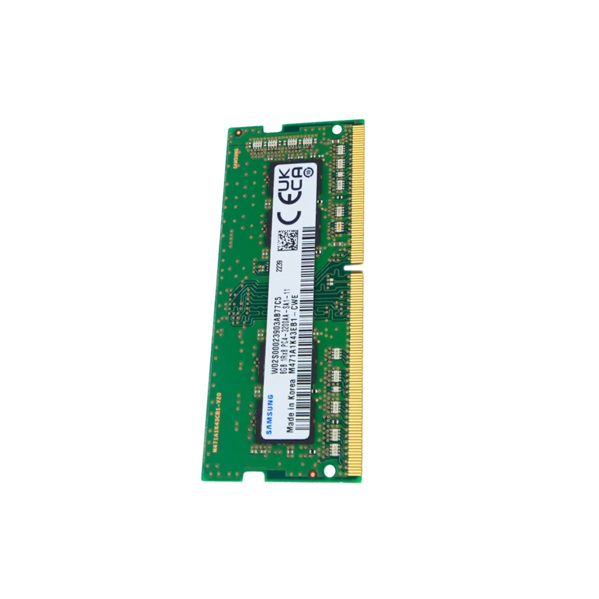 SAMSUNG - MEMORIA RAM SAMSUNG 8GB DDR4 SODIMM 3200MHZ P/N: M471A1K43EB1-CWE