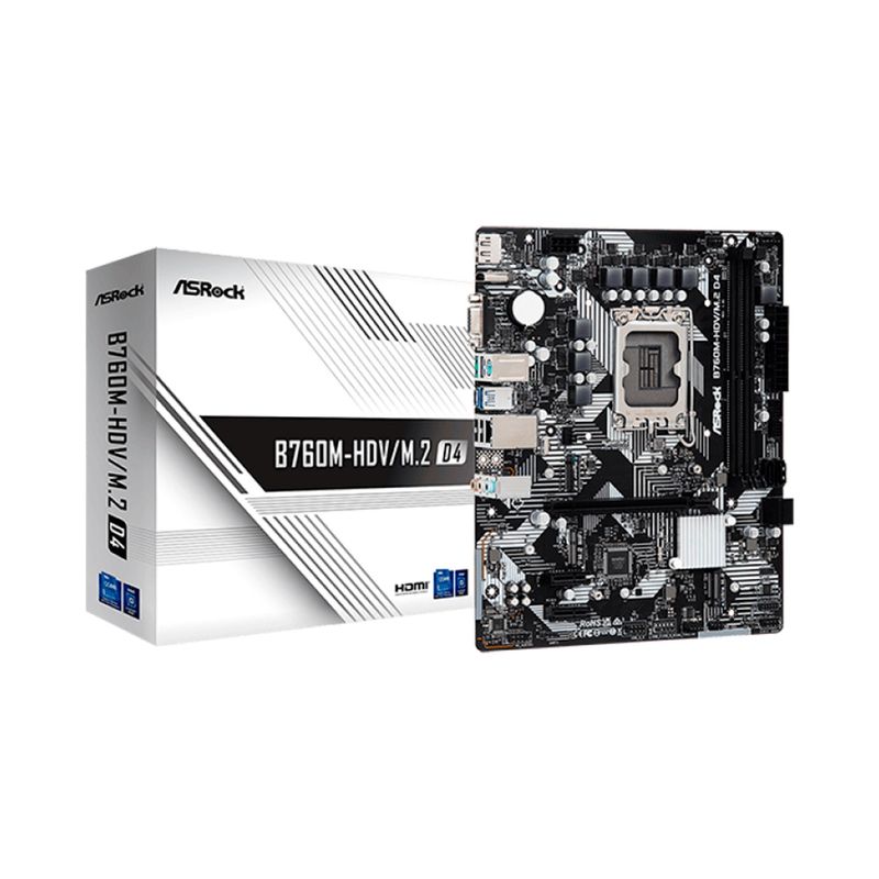 ASROCK - PLACA BASE ASROCK INTEL B760 SOCKET LGA-1700 P/N: 90-MXBL40-A0UAYZ