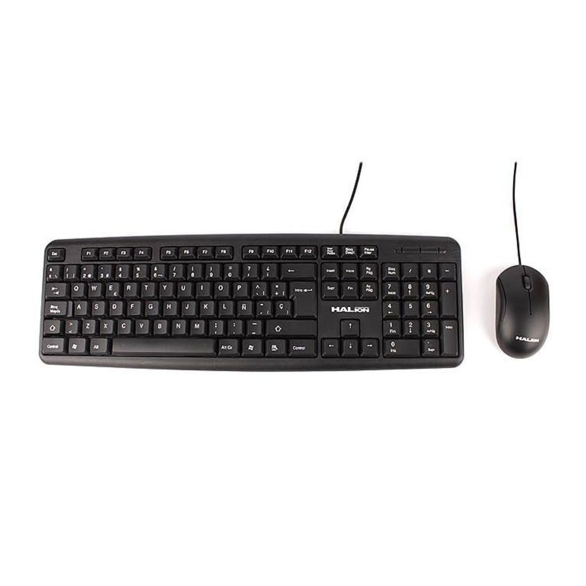 HALION - KIT TECLADO Y MOUSE USB HA-K420C HALION