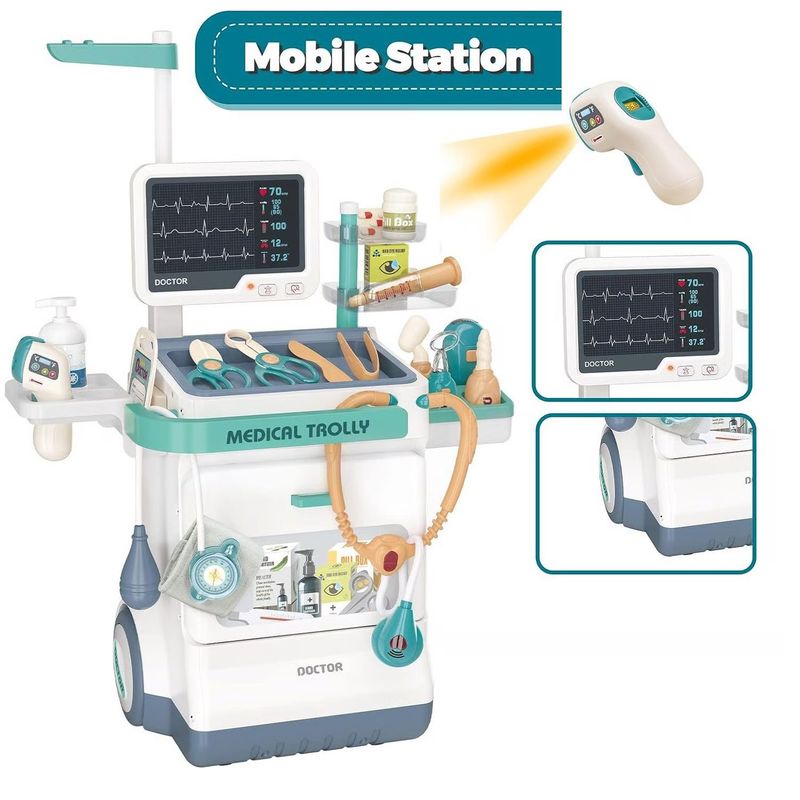 GENERICO - Set de Doctor 3 en 1 con 26 Accesorios Llantas