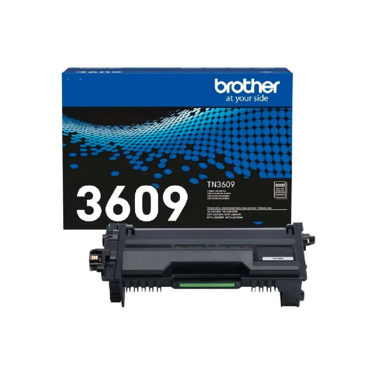 BROTHER - TONER BROTHER TN3609 NEGRO, 3000 PAG, DCP-L5660DN P/N: TN3609