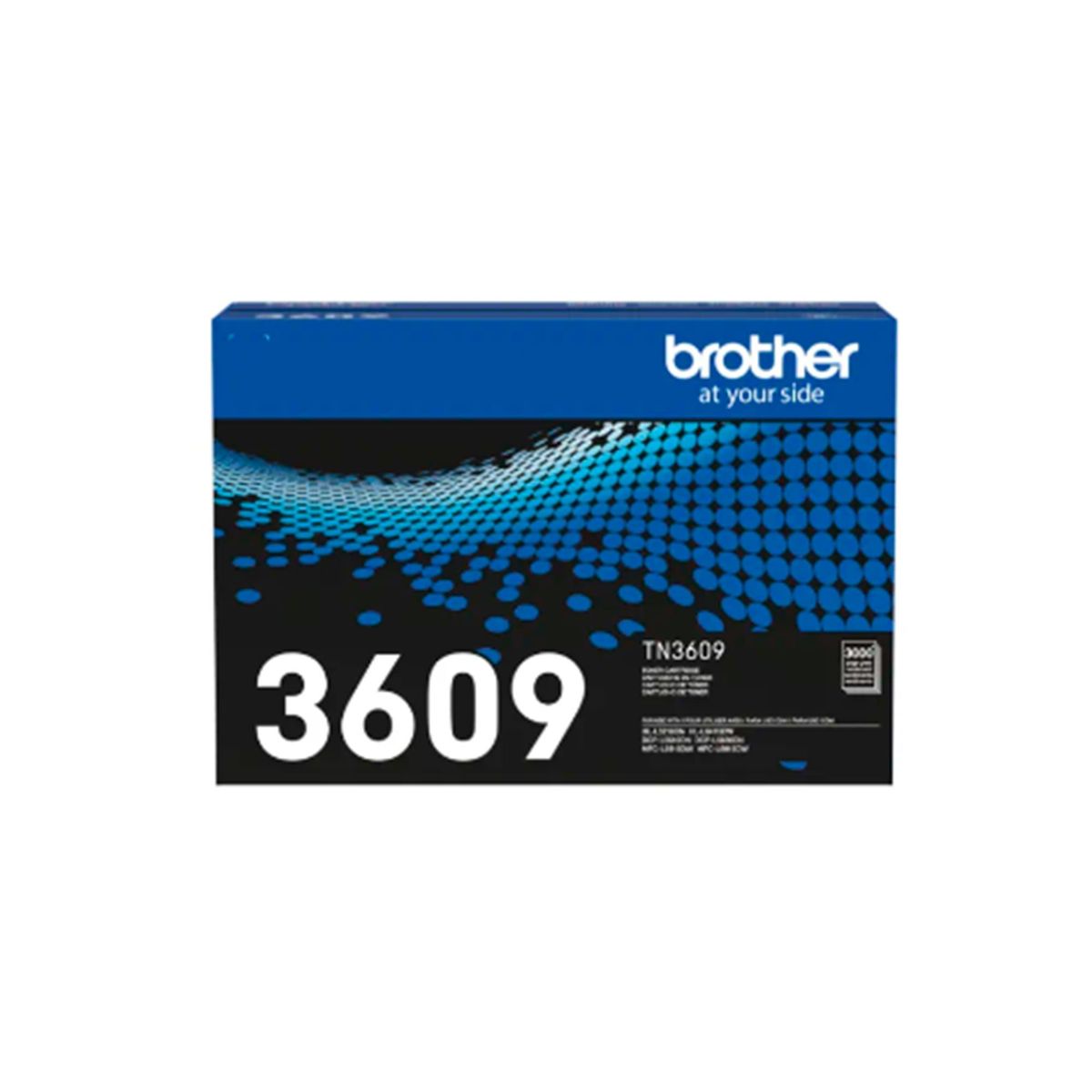 BROTHER - TONER BROTHER TN3609 NEGRO, 3000 PAG, DCP-L5660DN P/N: TN3609
