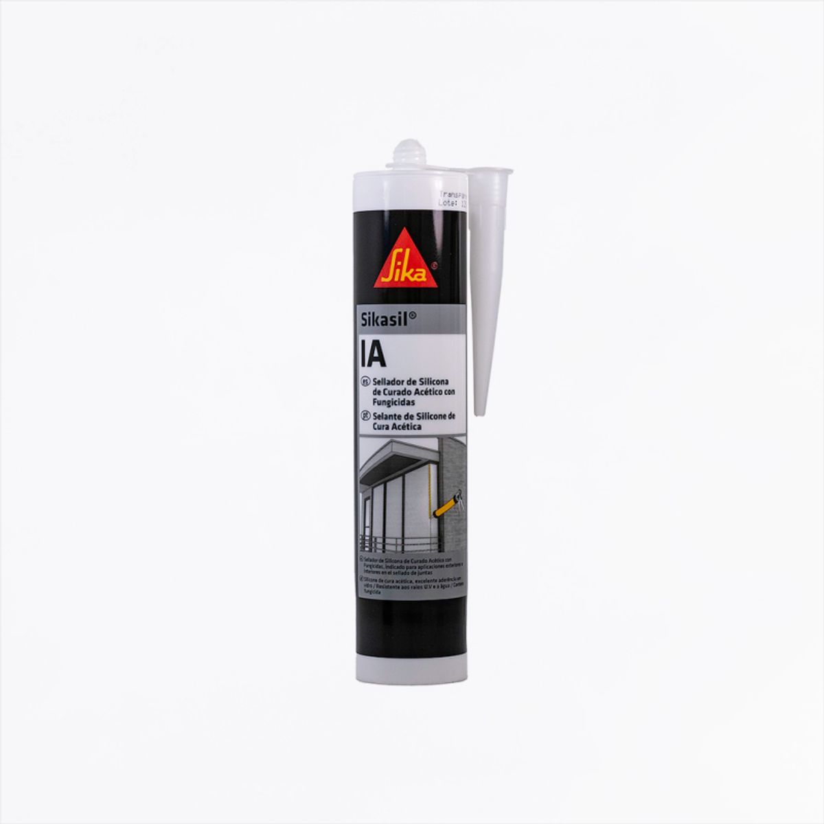 SIKA - Silicona Acética para Vidrios Sikasil IA Transparente 280ml Sika