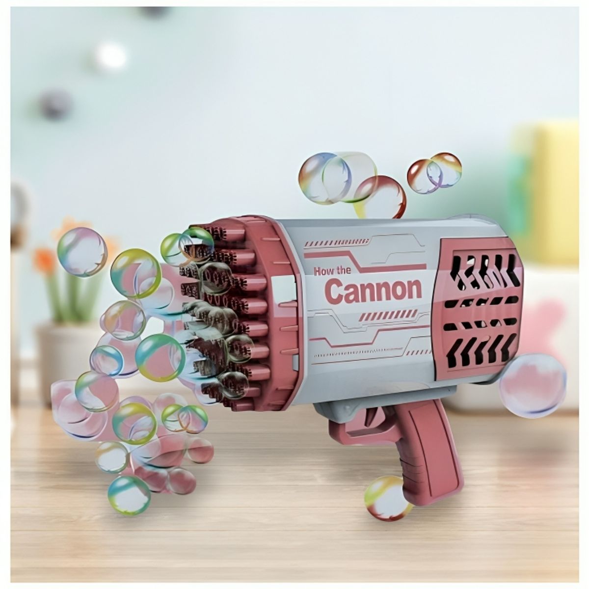 GENERICO - Cañón de 69 Burbujas de Juguete Pistola Juguete para Niños
