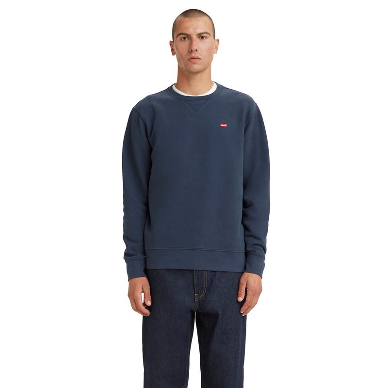 LEVIS - Polerón Hombre Cuello Redondo Azul Levis