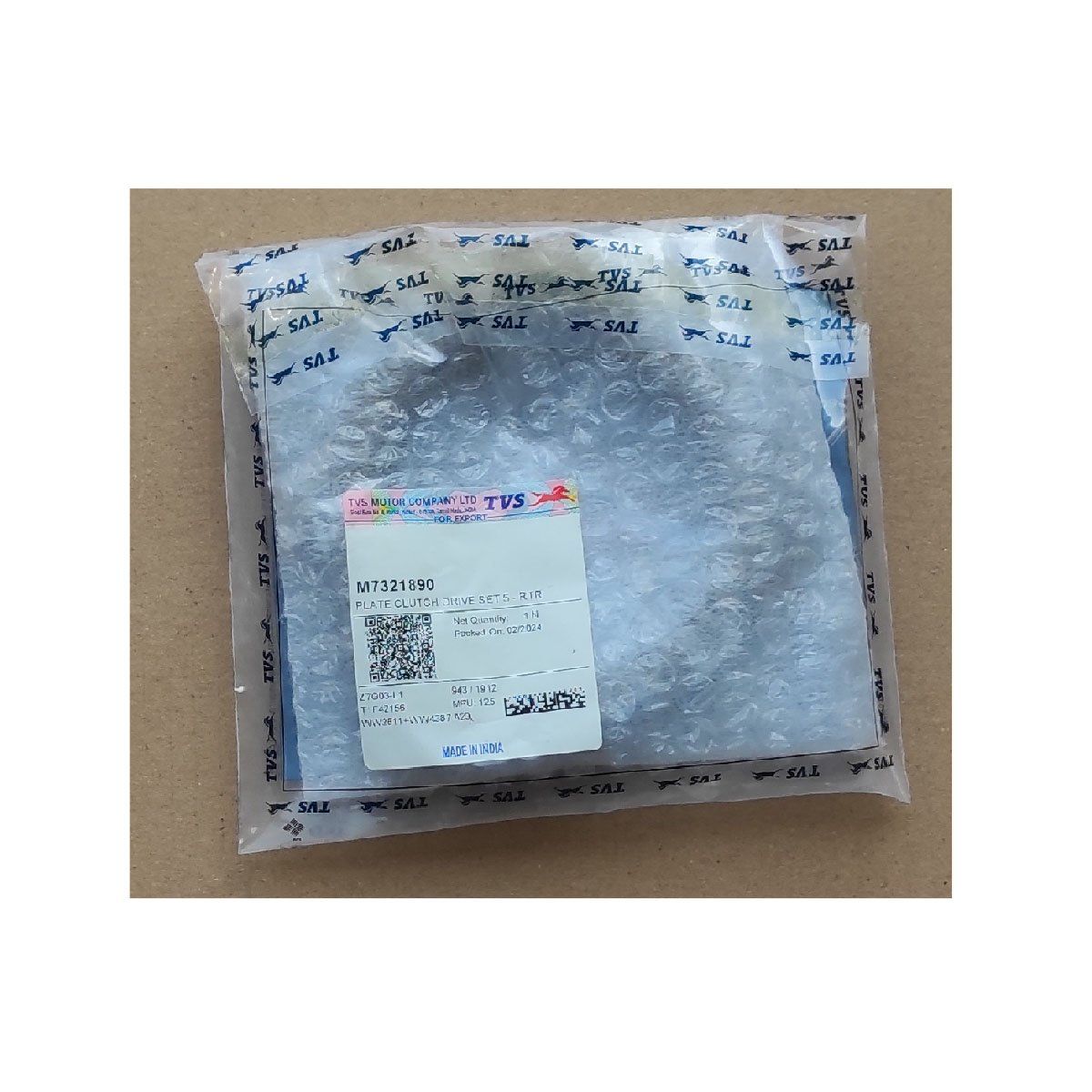 TVS - Kit Discos Embrague TVS Original Apache 180 / 160 y Raider