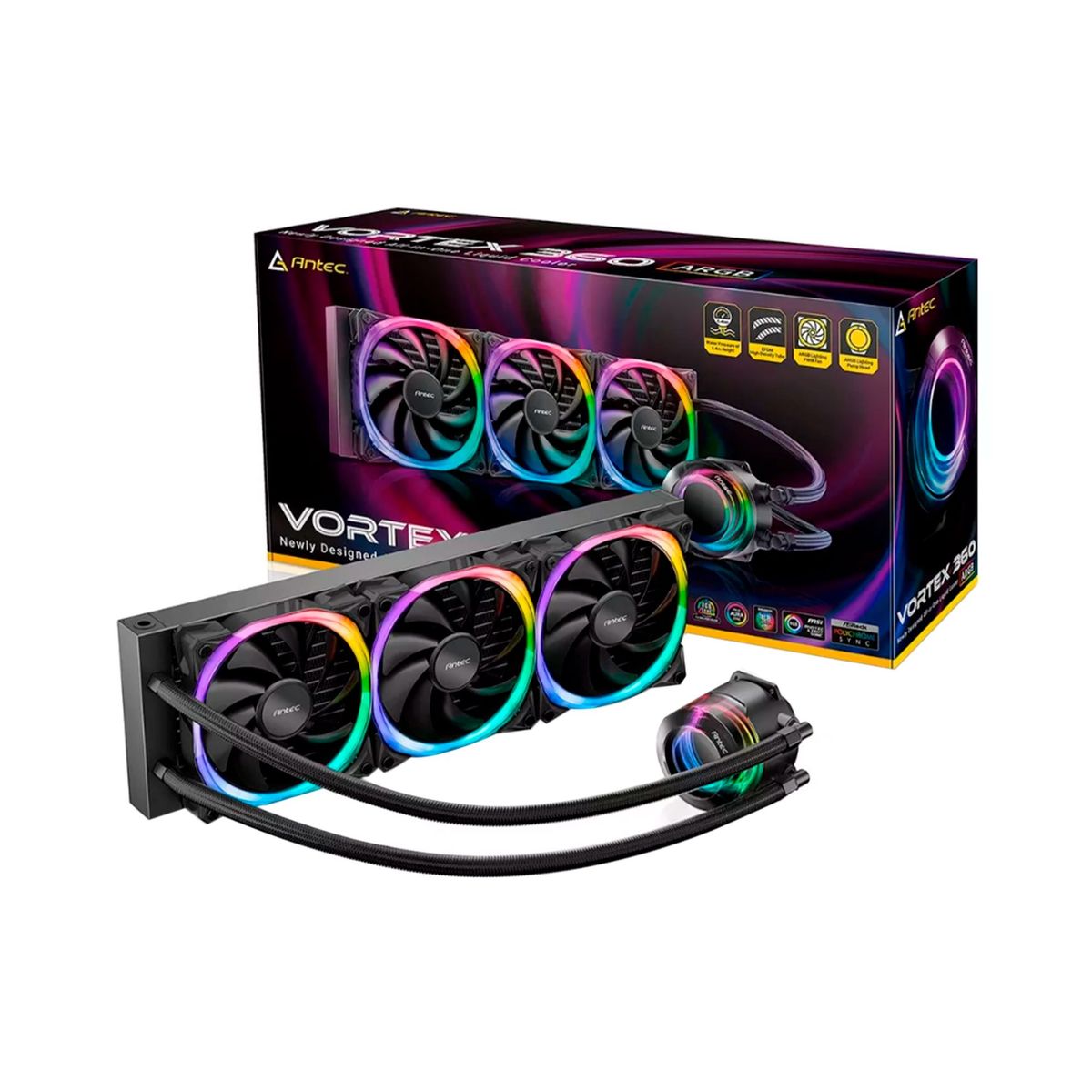 VORTEX - LIQUID COOLING ANTEC VORTEX 360 ARGB P/N: 0-761345-74047-0