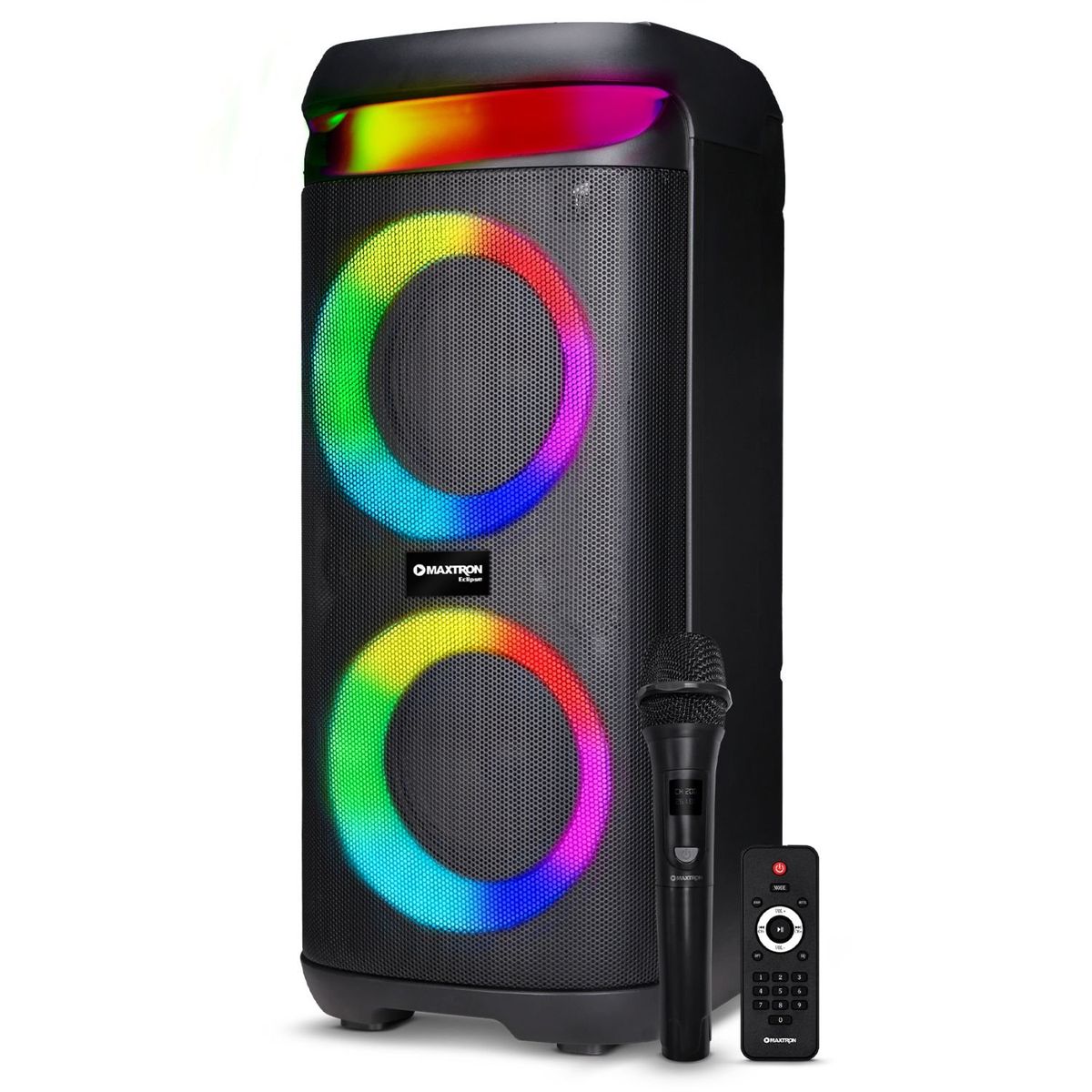 MAXTRON - Parlante Torre de Sonido Maxtron MX605 Función TWS USB BT LED RGB