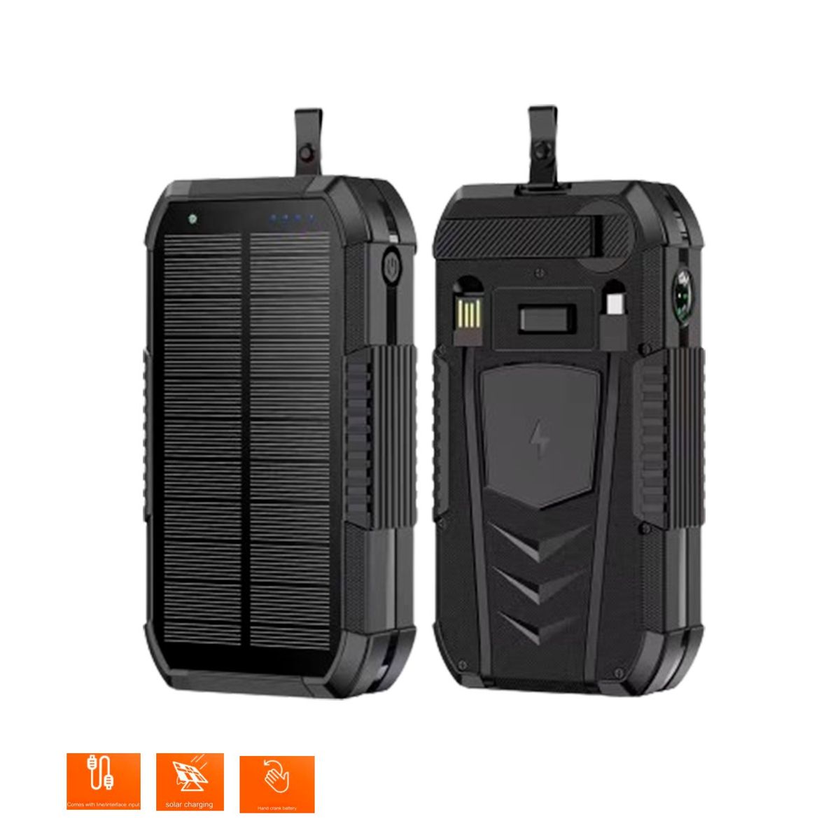 S&T - Power Bank de Energía Solar S&T Carga Rapida PD22-5W 40000mAh JH-N225