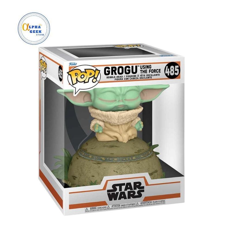 FUNKO - Funko Deluxe Star Wars The Mandalorian Grogu Using The Force